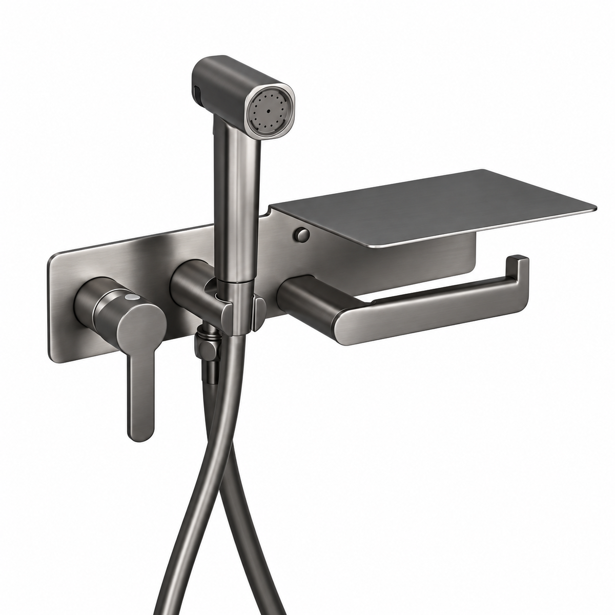 Alessia Wall-Mounted Bidet Sprayer & Toilet Companion Set