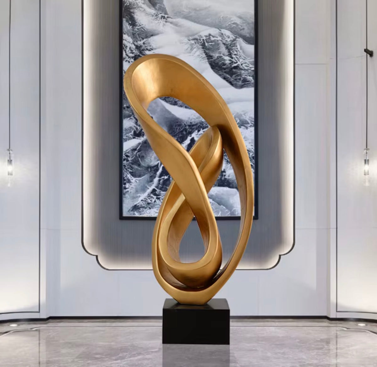 Aurelia Infinity Floor Sculpture