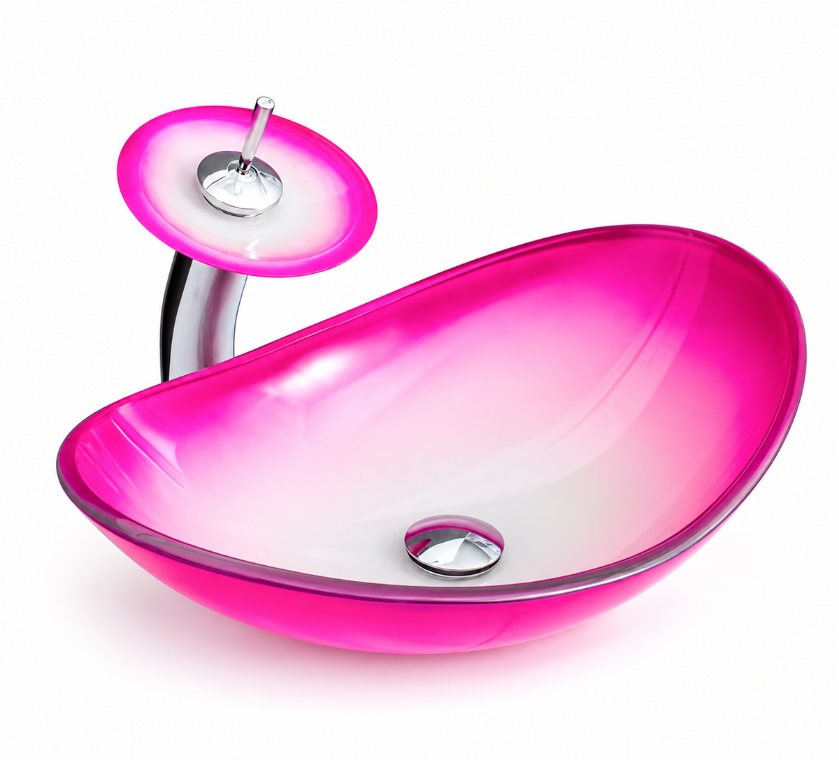 Viviana Tempered Glass Vessel Sink