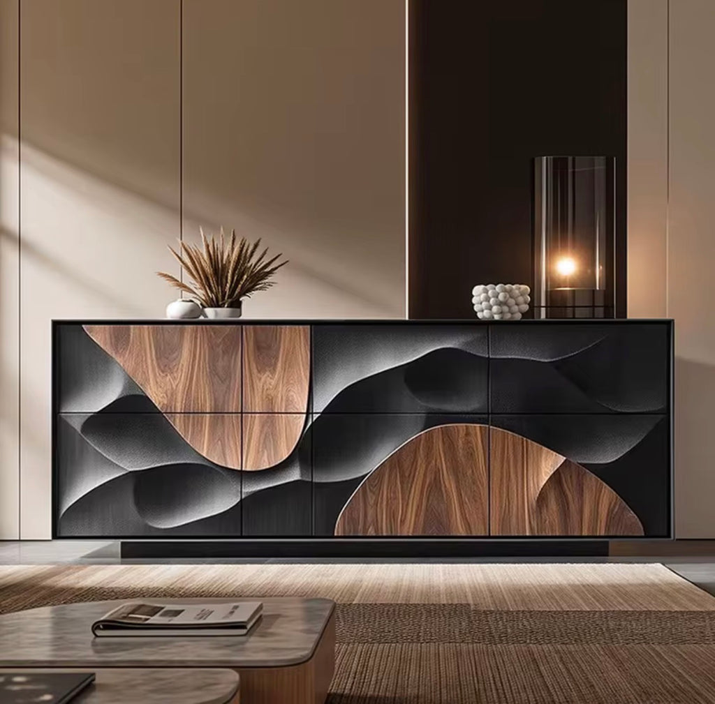 Casa Milano Sculpted Wave Statement Sideboard