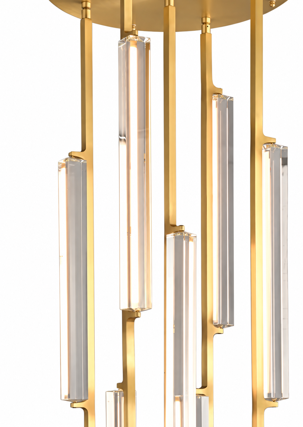 Shelda Artistic Full Brass Chandelier
