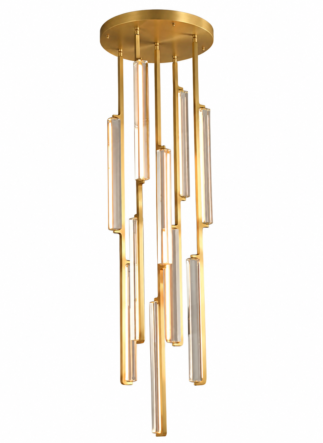 Shelda Artistic Full Brass Chandelier