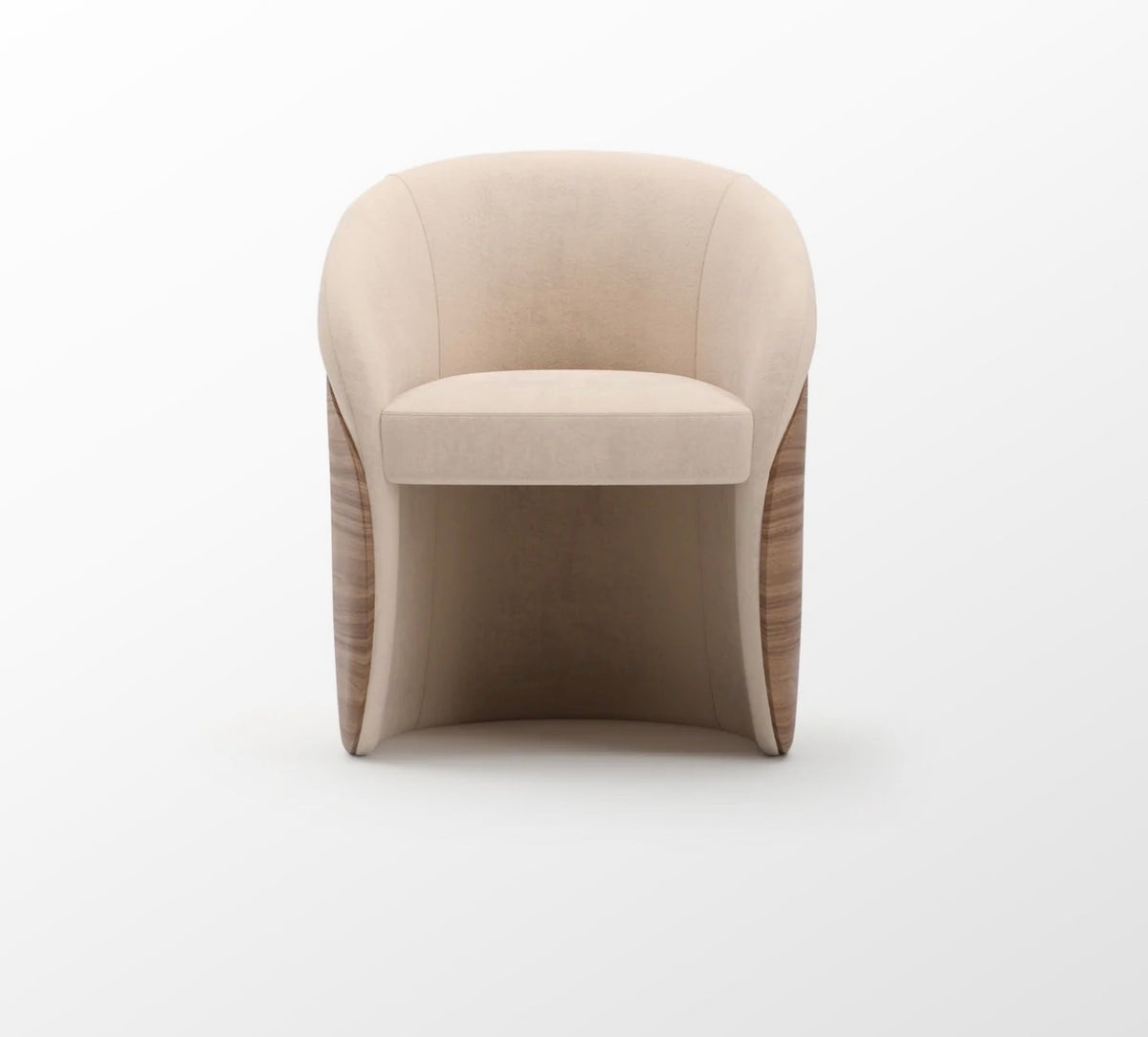 Fleur Wood Back Dining Chair