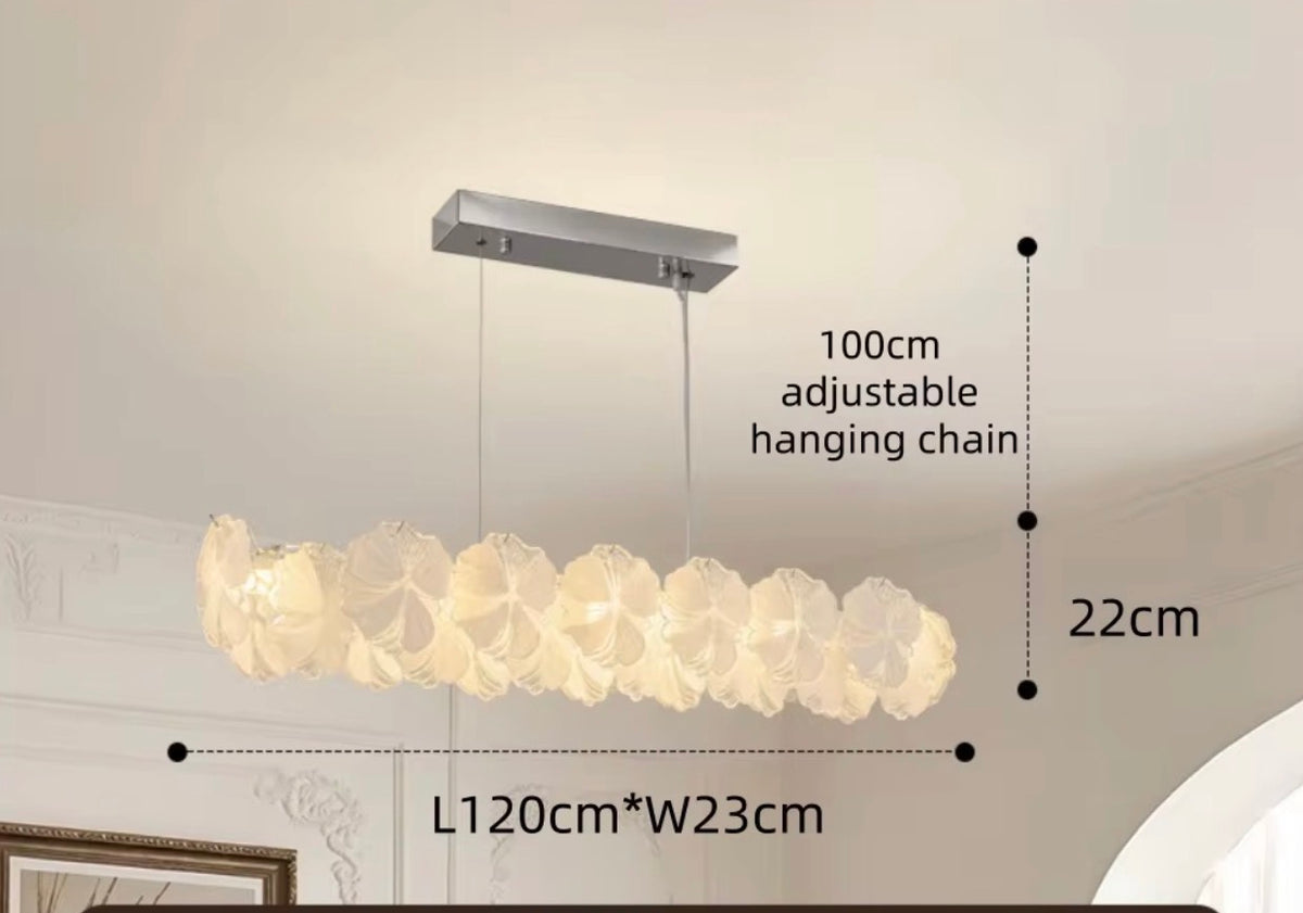 Julliette Iron Glass Chandelier