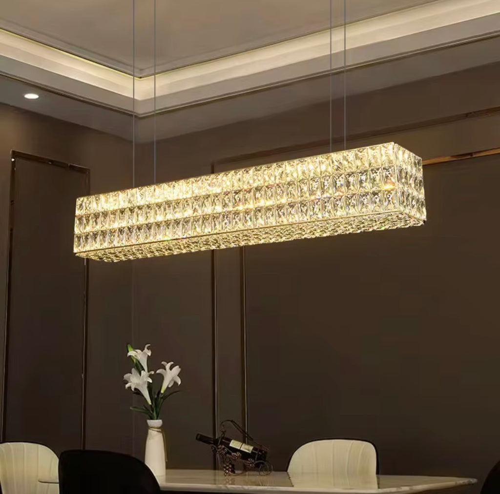 Giulietta Rectangular Crystal Chandelier