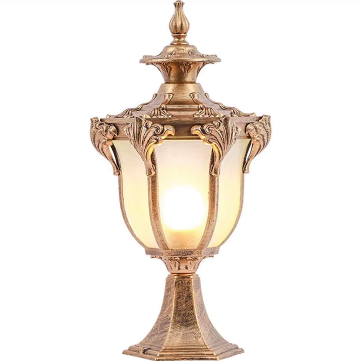Valencia Solar Outdoor Post Lamp