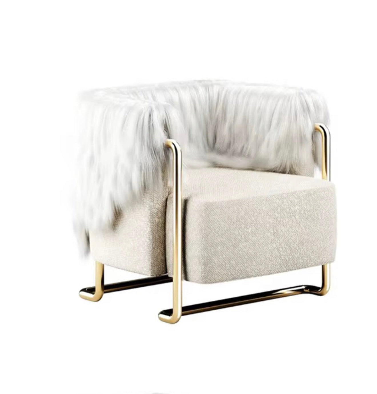 Casa Milano – Élysée Fur Accent Chair