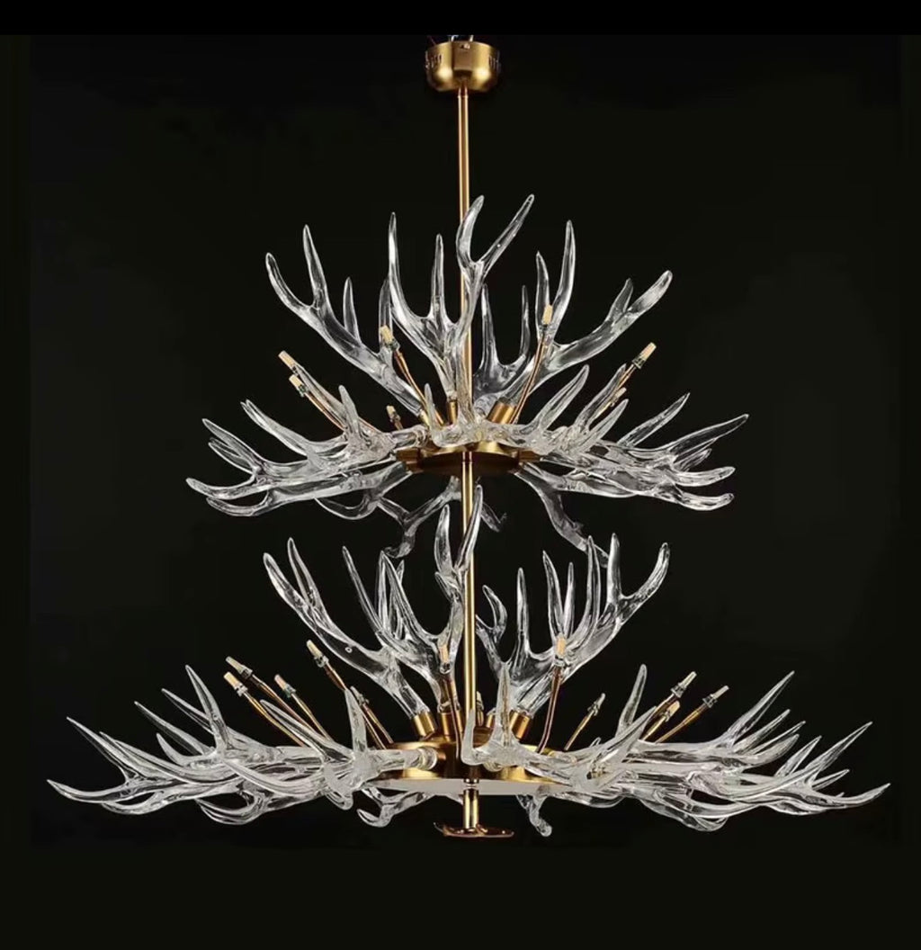 Baldassare Grand Sculptural Antler Chandelier