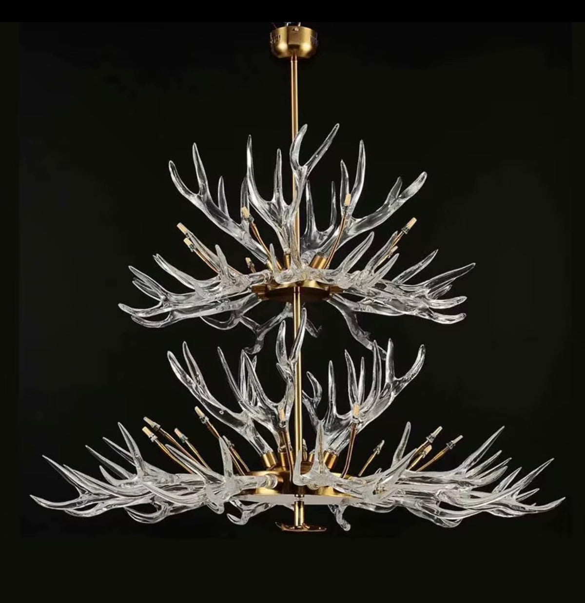 Baldassare Grand Sculptural Antler Chandelier