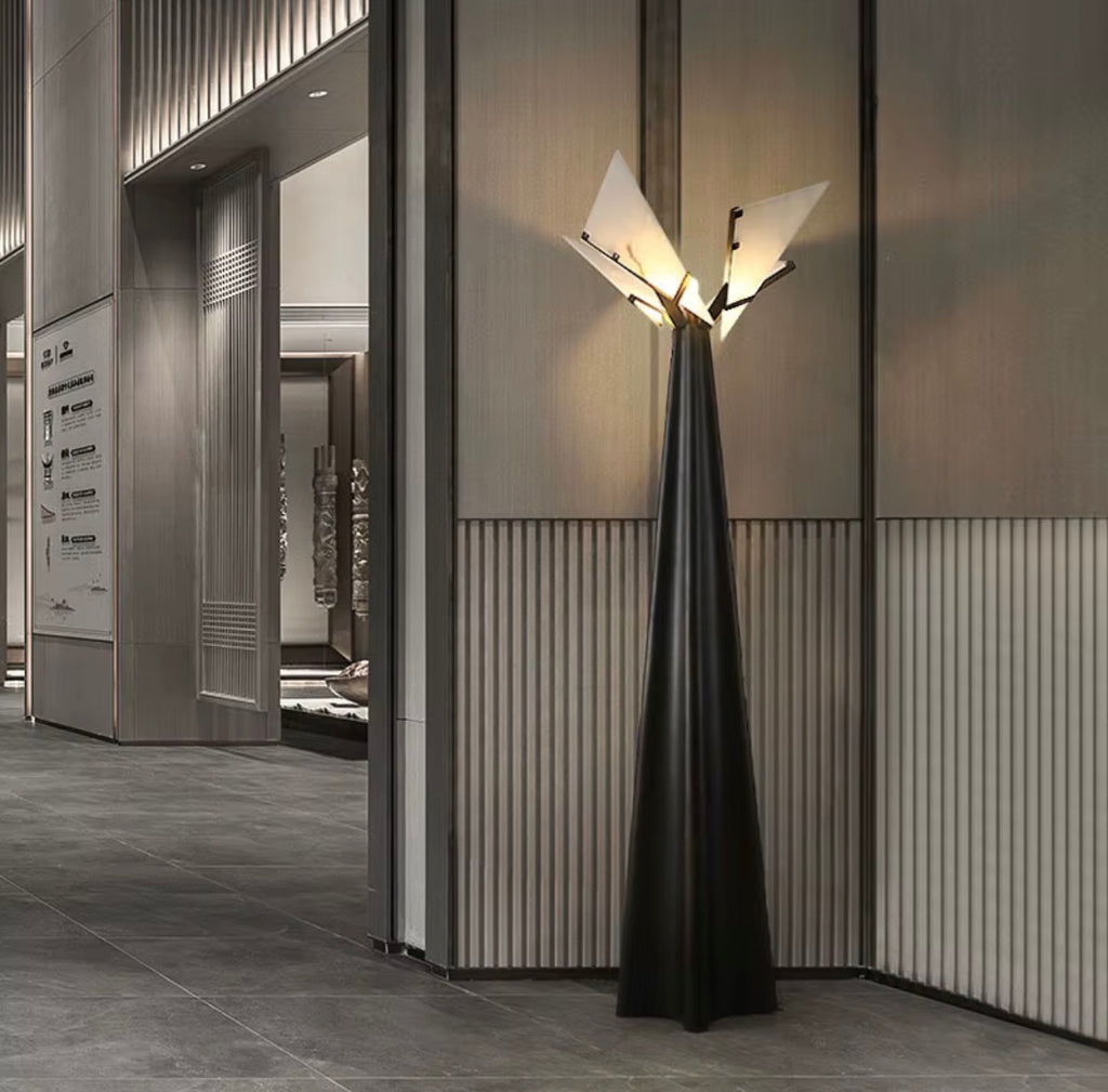 Corinthian Sculpture Floor Lamp
