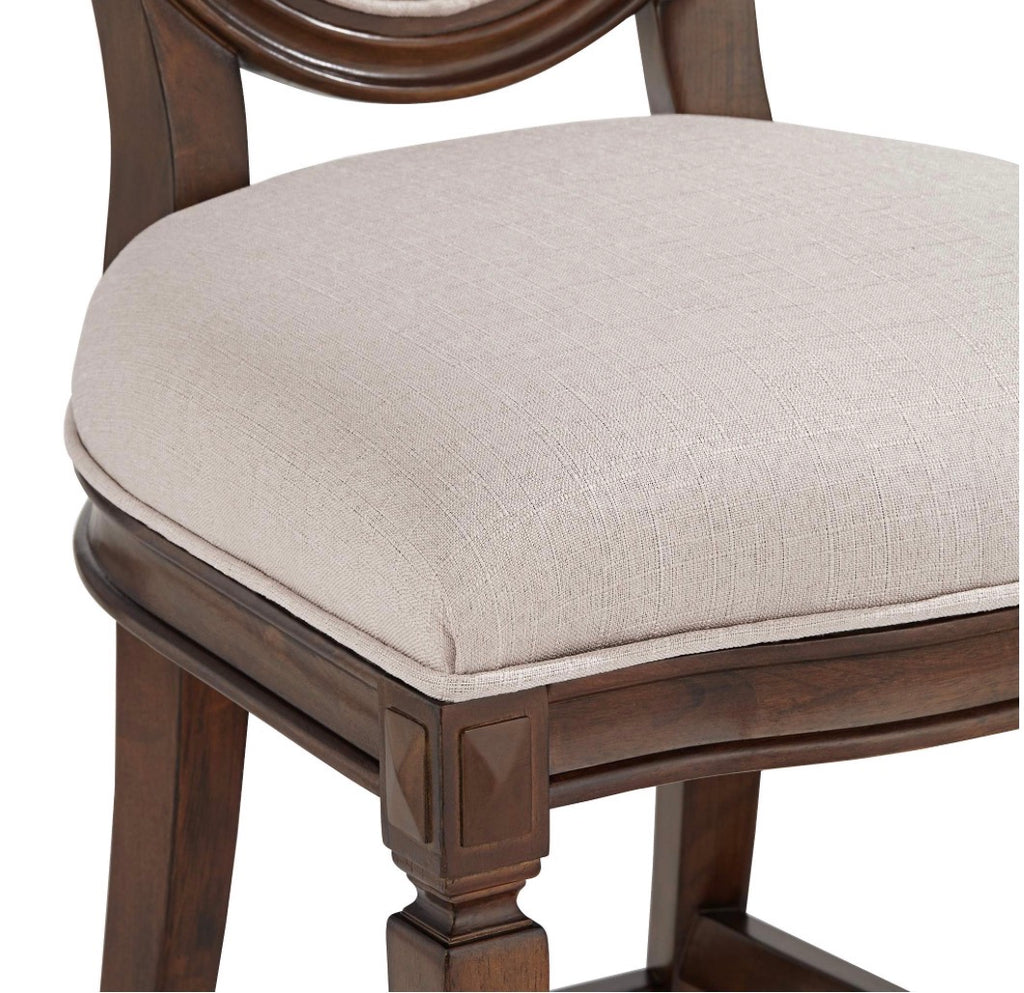 Casa Milano – Aiden Linen Counter Stool (24”)