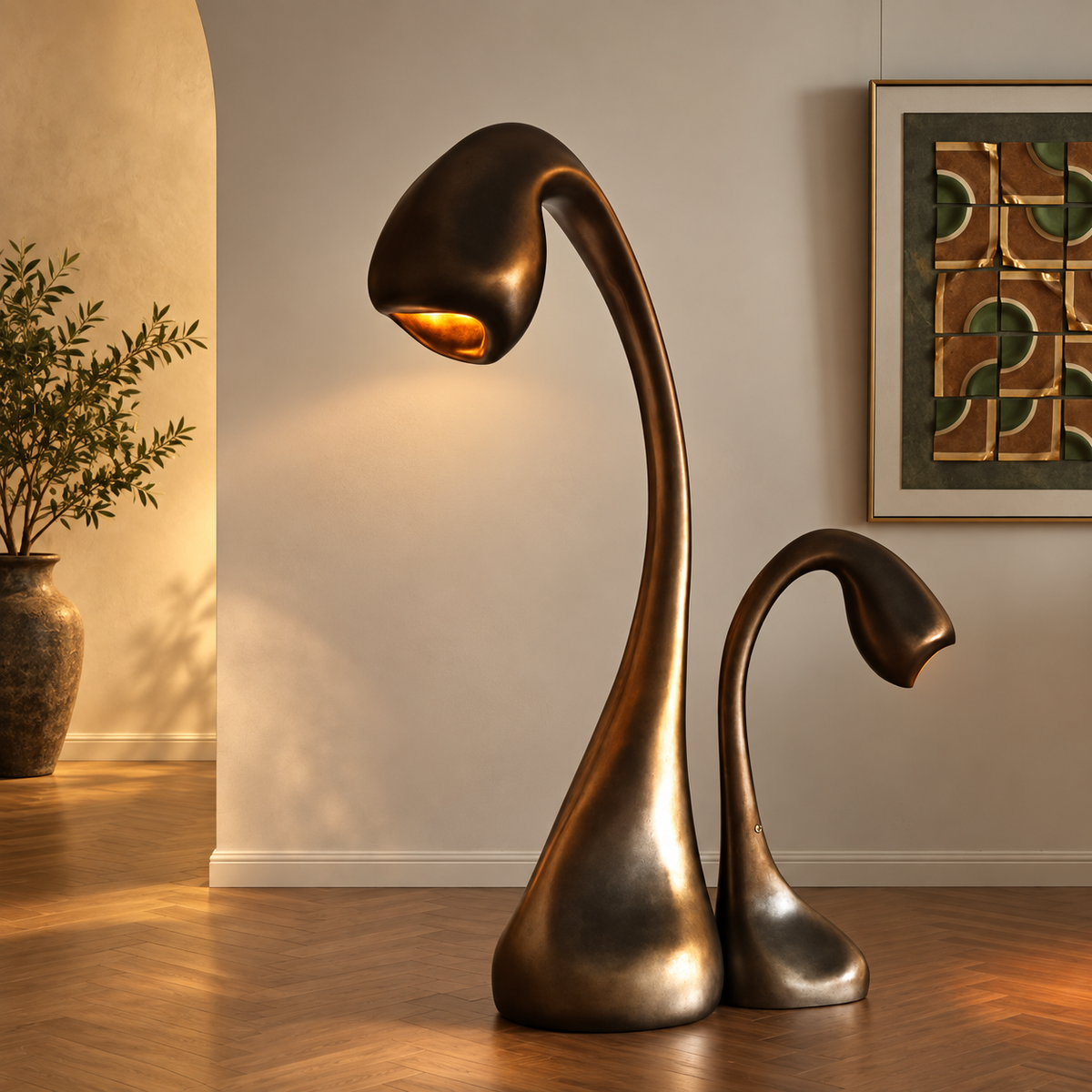 ODETTE SCULPTURAL FLOOR LAMP