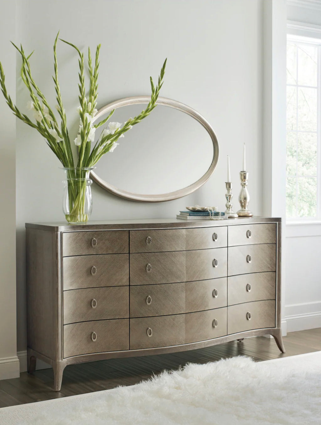 Casa Milano Avondale Chevron Ash Luxury Dresser