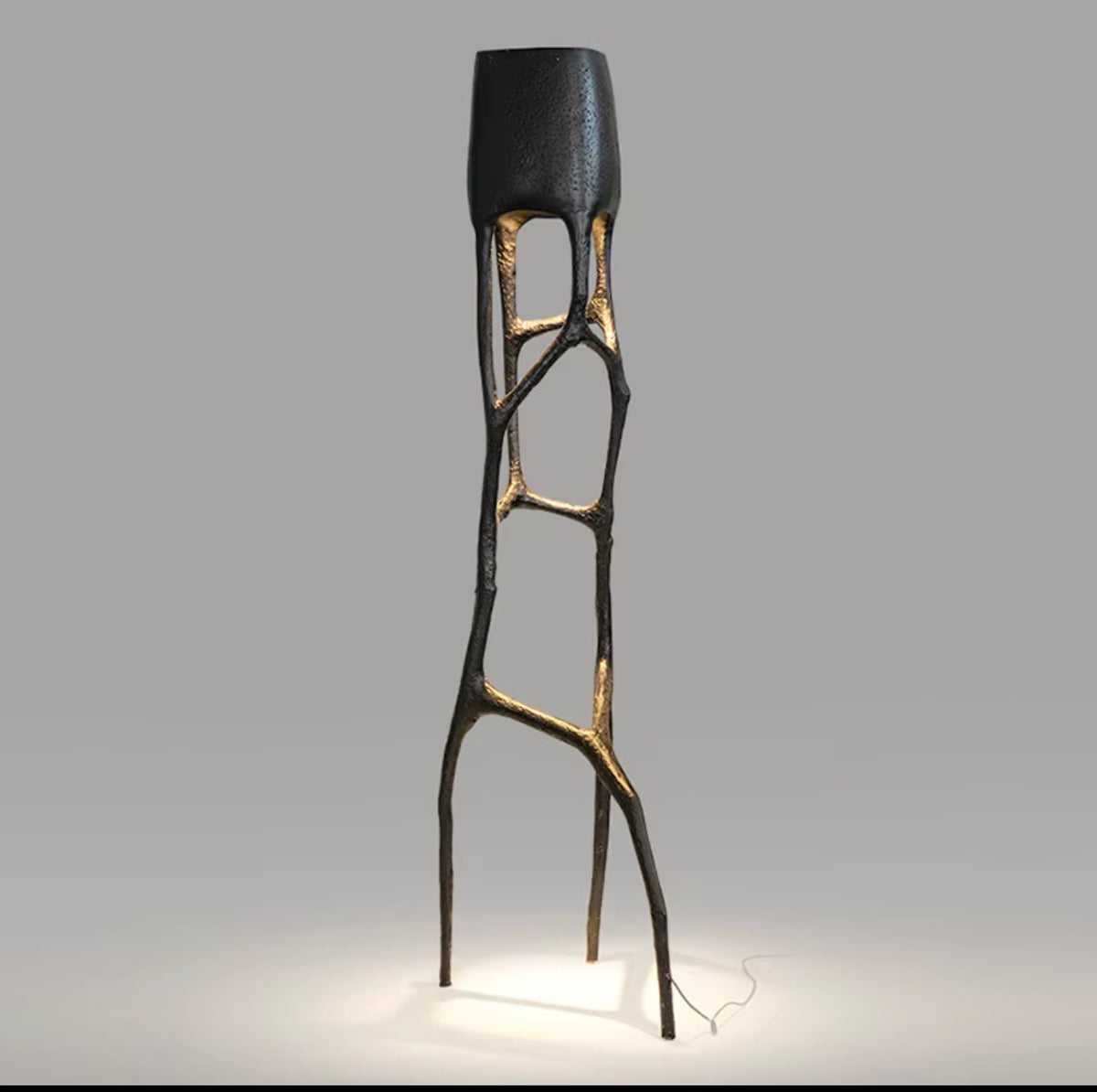 Obsidian Sculptural Floor Lamp