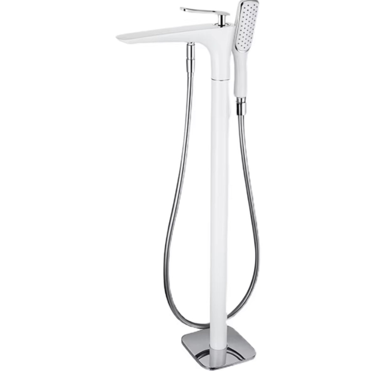 Aida Freestanding Tub Filler with Hand Shower