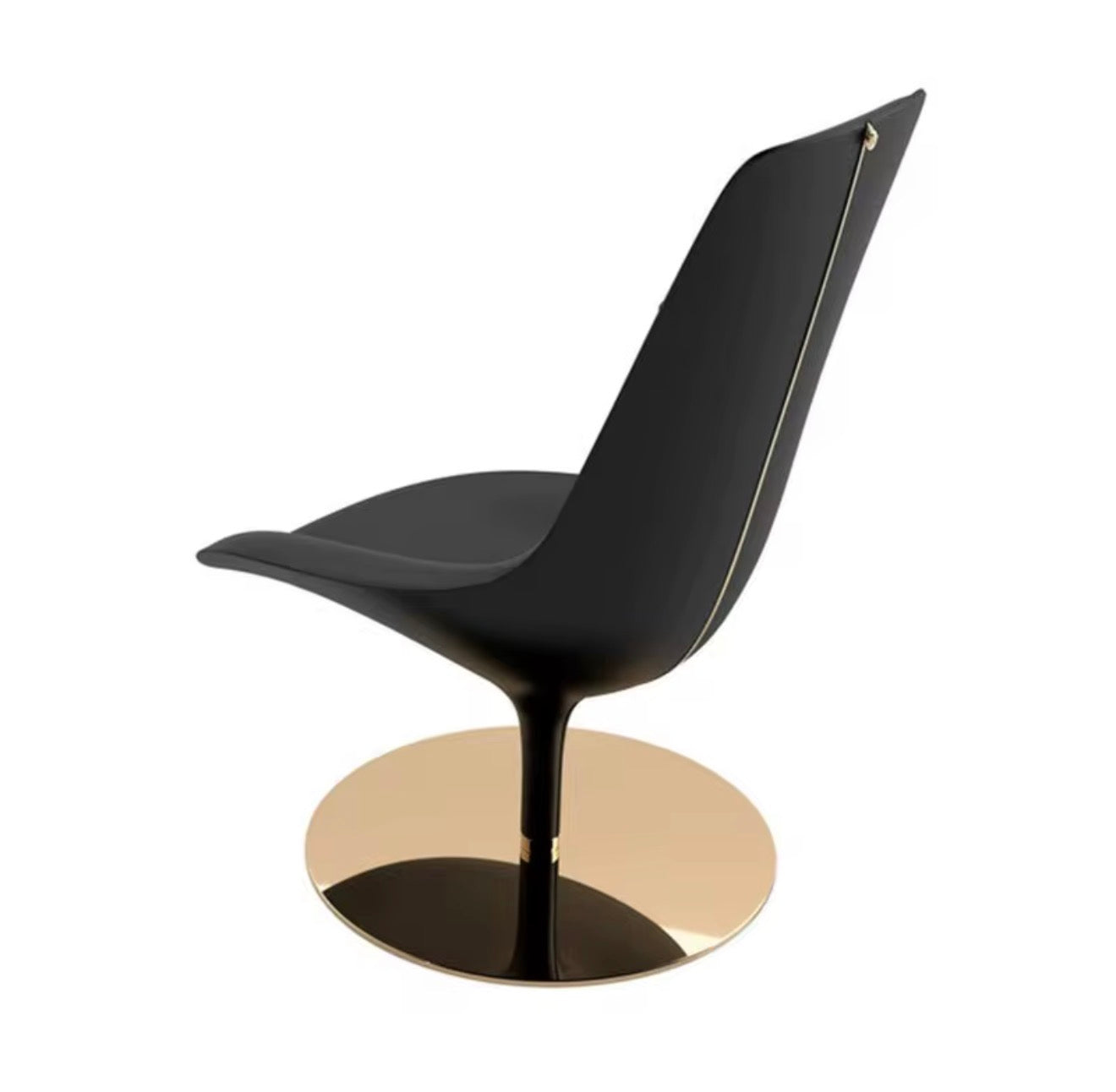 Casa Milano Imperia Leather Swivel Lounge Chair