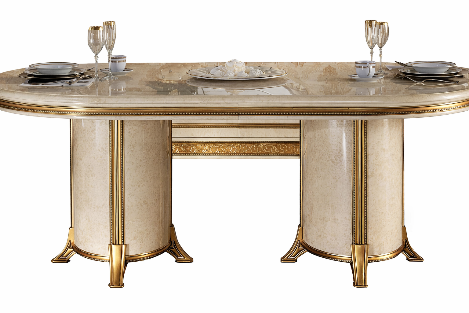 Casa Milano – Melodia Oval Extendable Dining Table