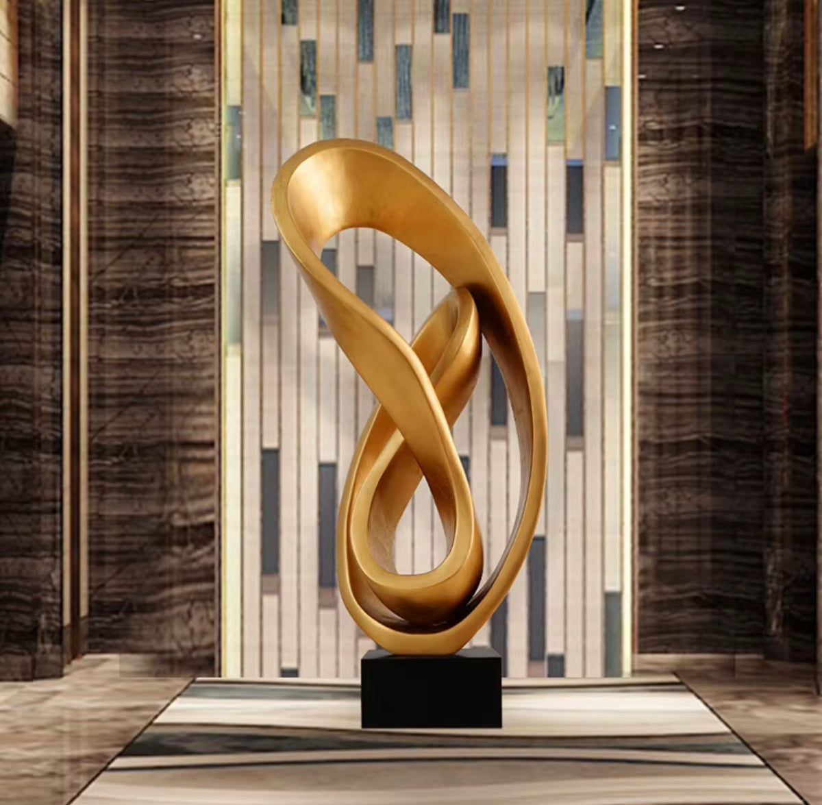 Aurelia Infinity Floor Sculpture