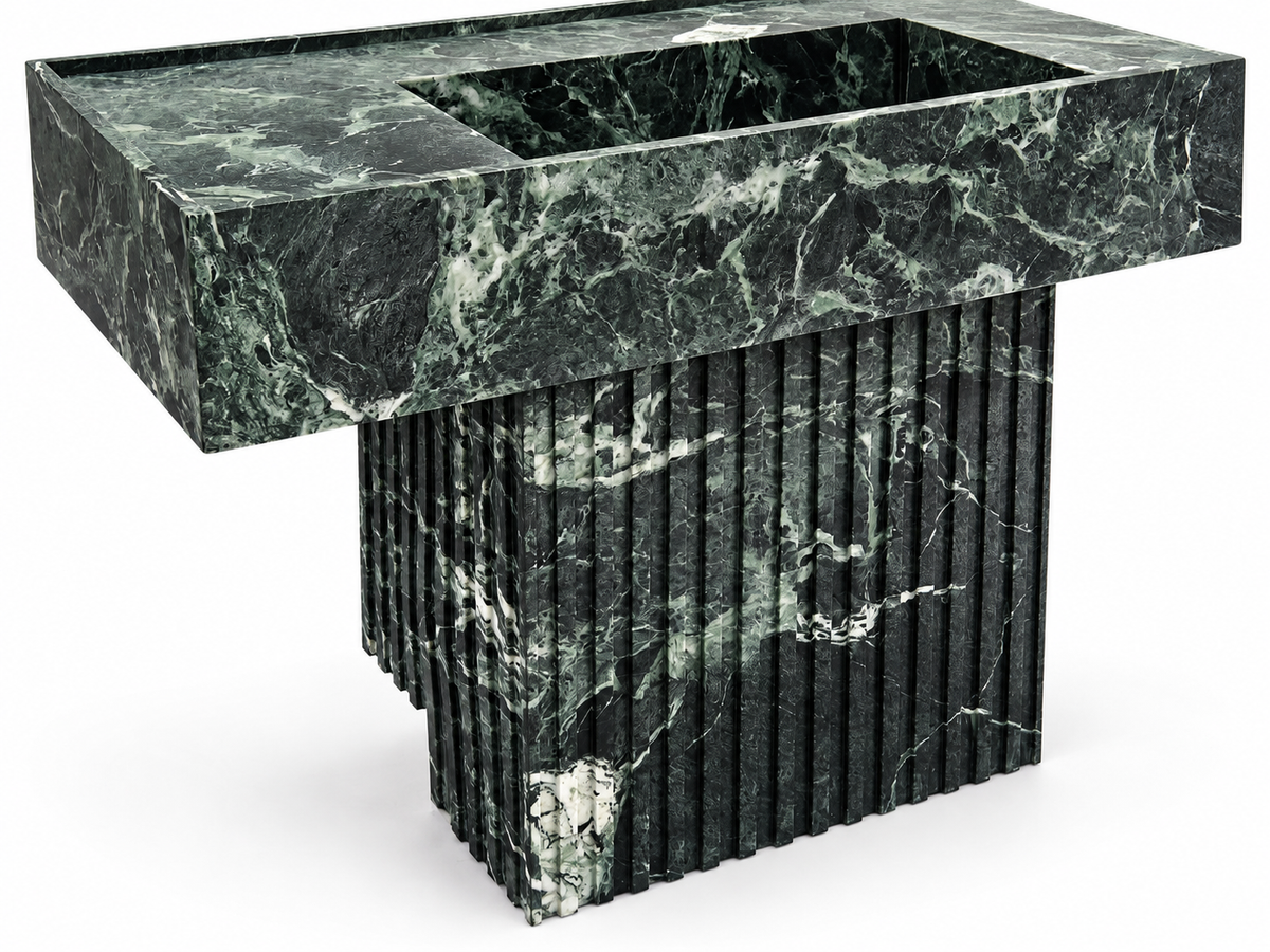 Bellagio Verde Alpi Marble Vessel Sink