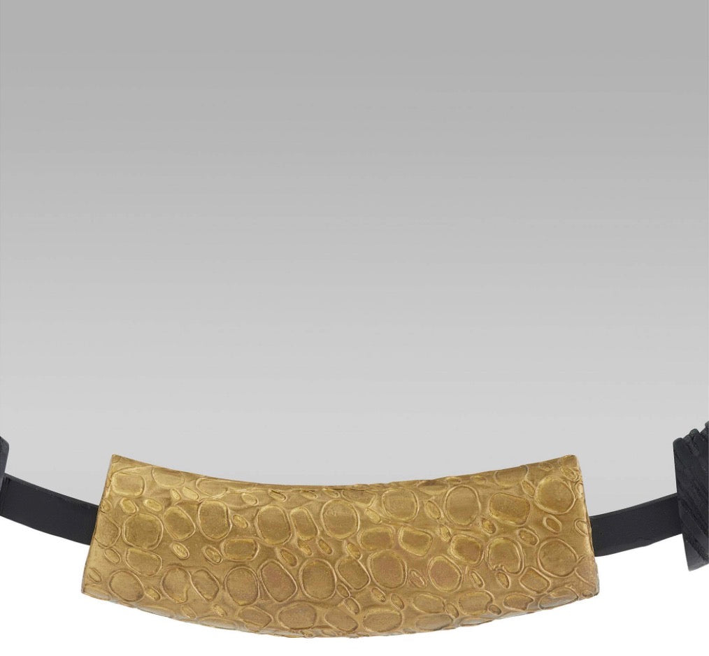 Casa Milano – Hitchcock Ebony Sculptural Mirror