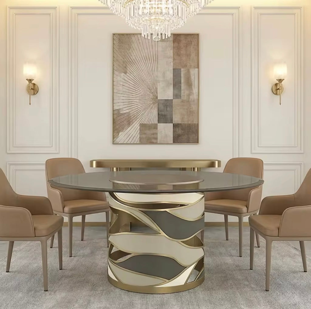 Casa Milano – Caracole Sculptural Round Dining Table