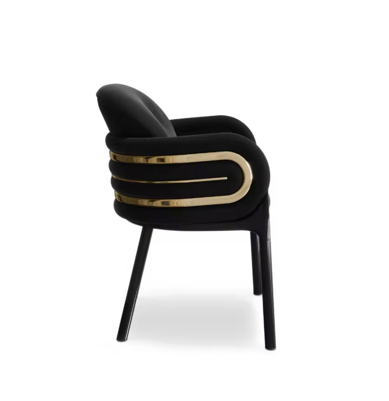 Casa Milano – Valentina Gold Accent Dining Chair