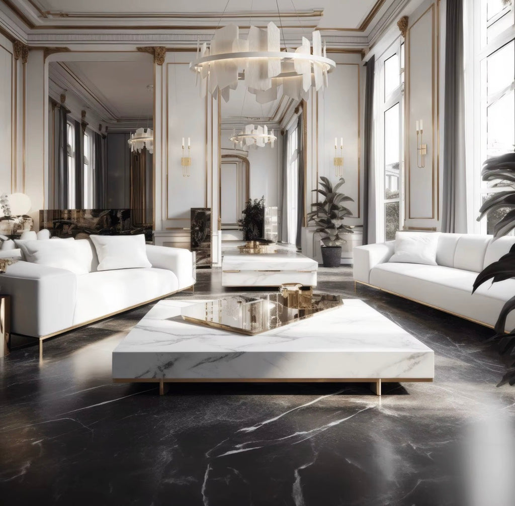 Alabaster Skyline Chandelier
