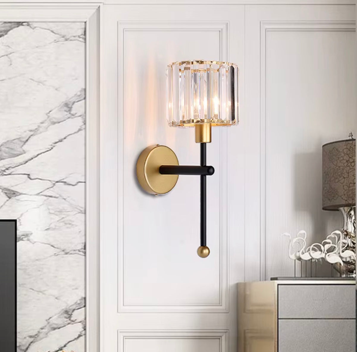 ISABELLA CRYSTAL WALL SCONCE