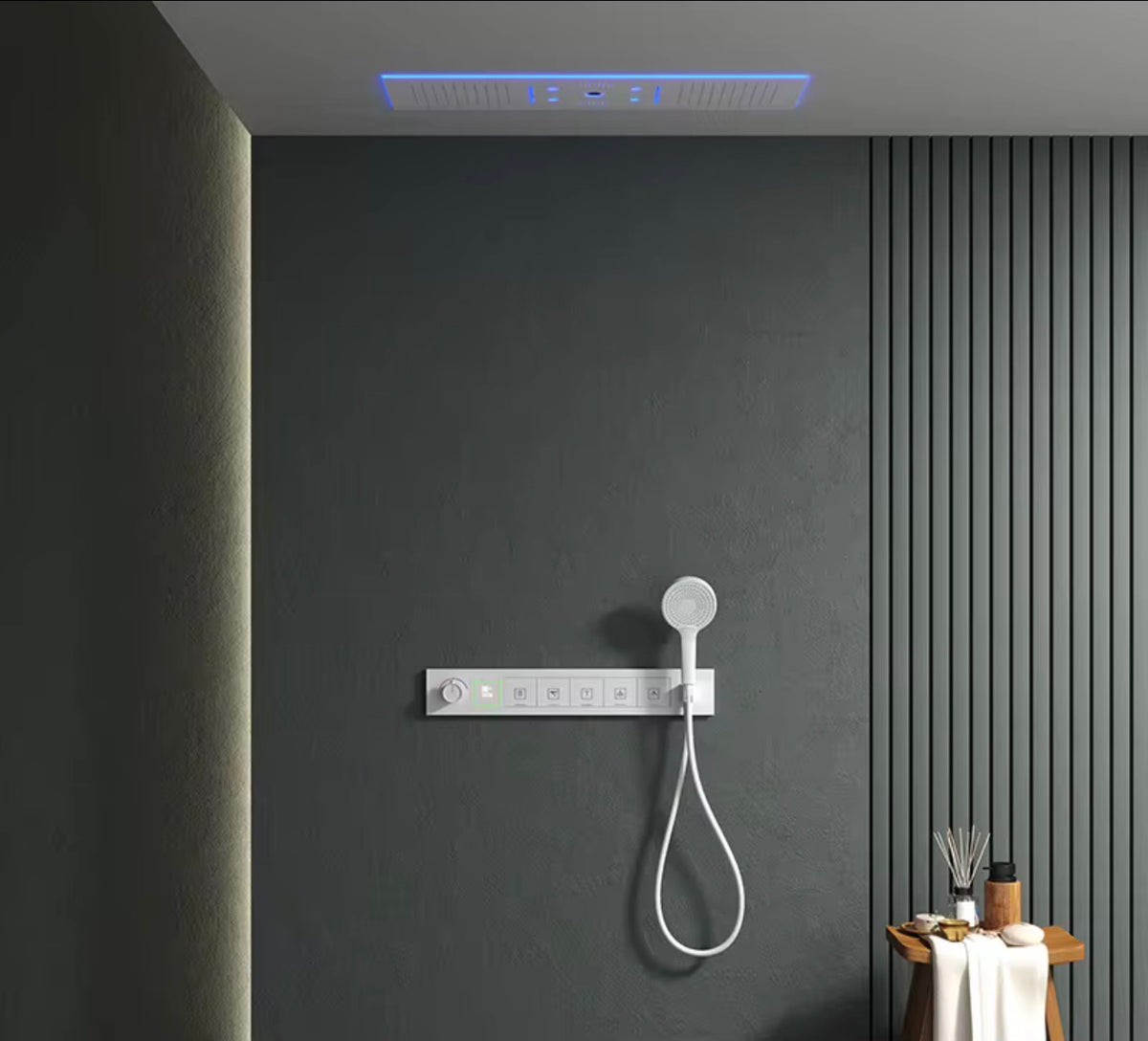 Valentina Thermostatic Luxury Rain Shower System