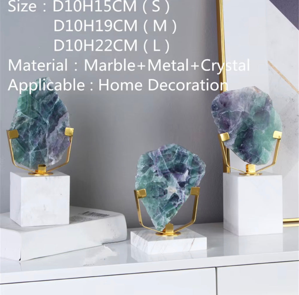 Fluorite Crystal Sculpture Collection