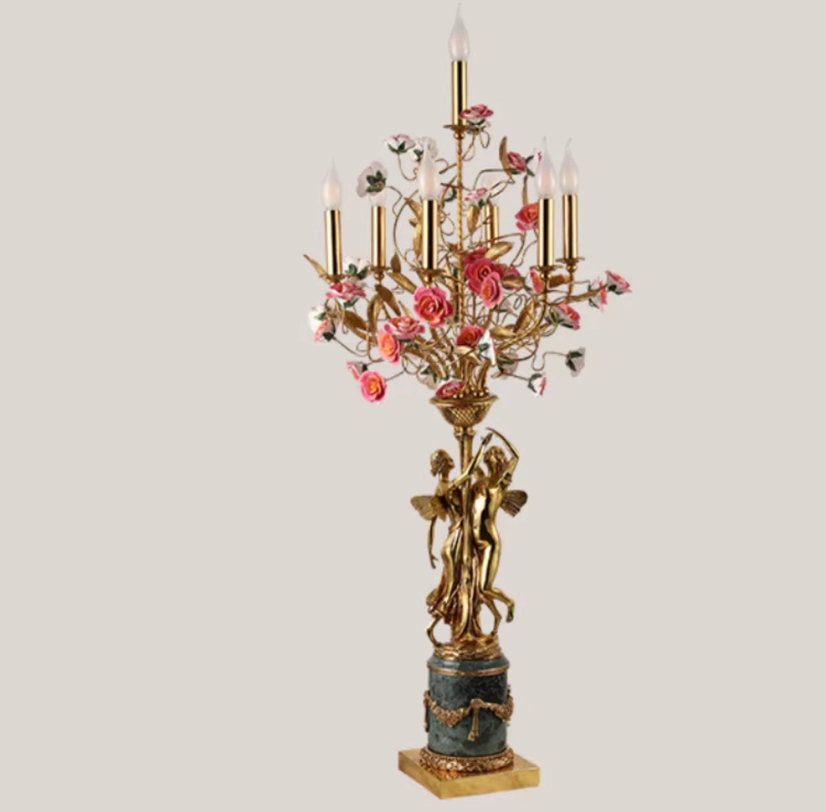 Seraphine Gilded Fairy Candelabra Floor Lamp