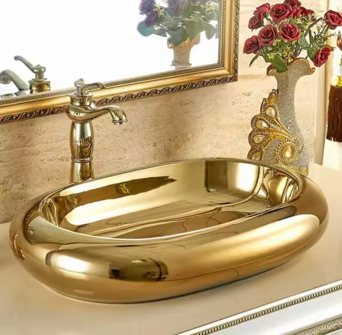 Alessandra Sculptural Ceramic Vessel Sink