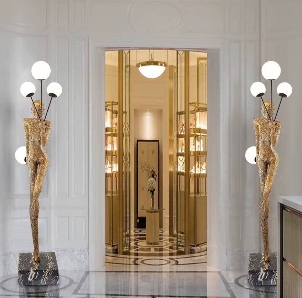 Angelina Sculpture Floor Lamp
