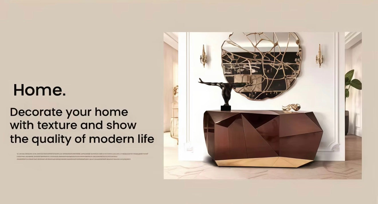Casa Milano™ Diamond Facet Luxury Sideboard