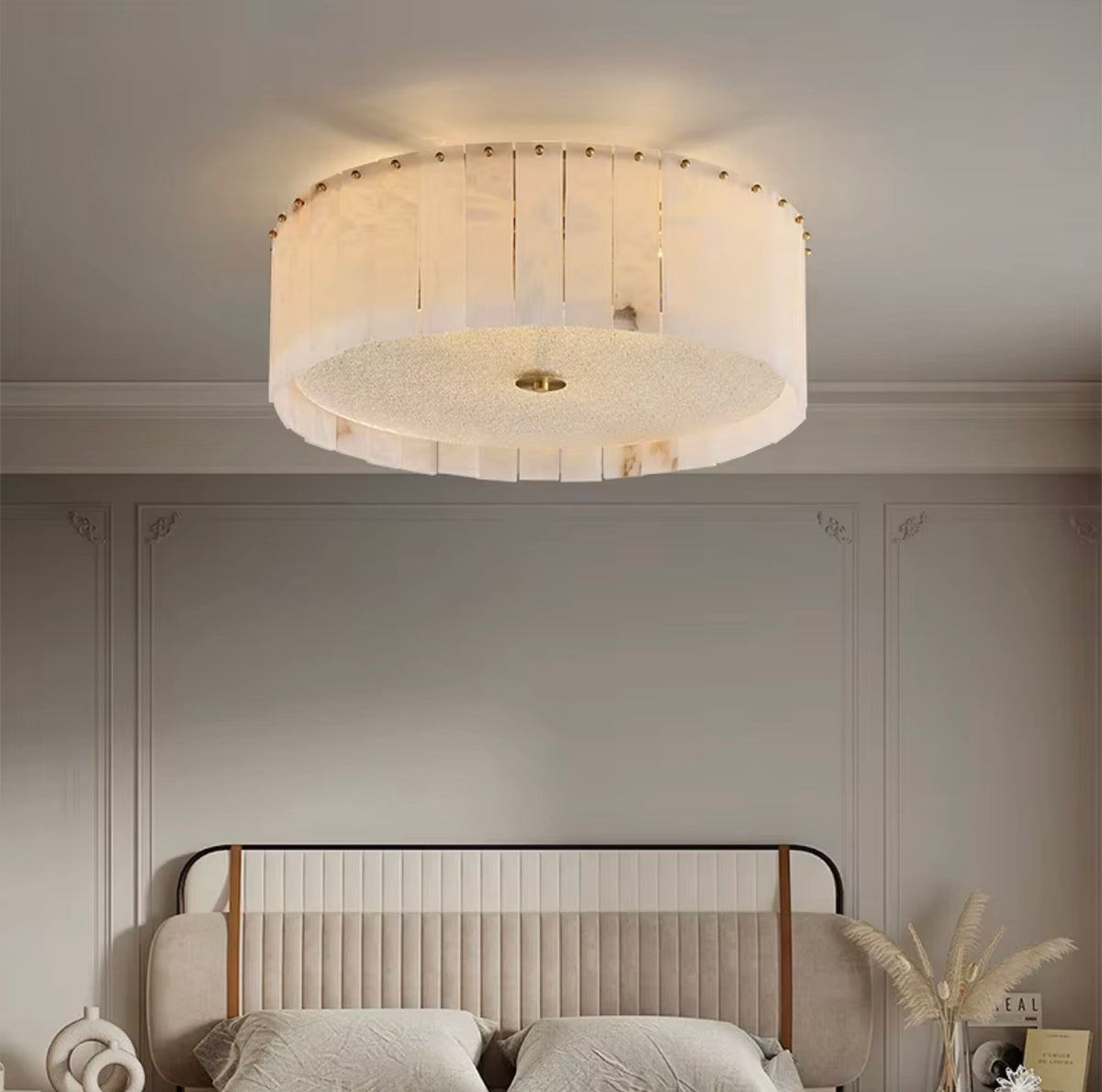 Elysian Alabaster Flush Mount
