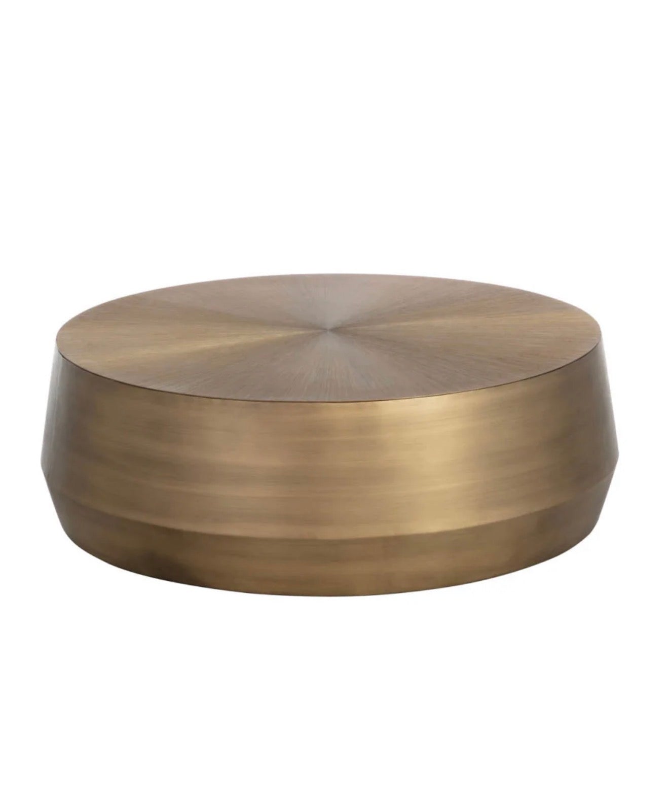 Casa Milano Splendido Etched Aluminum Coffee Table