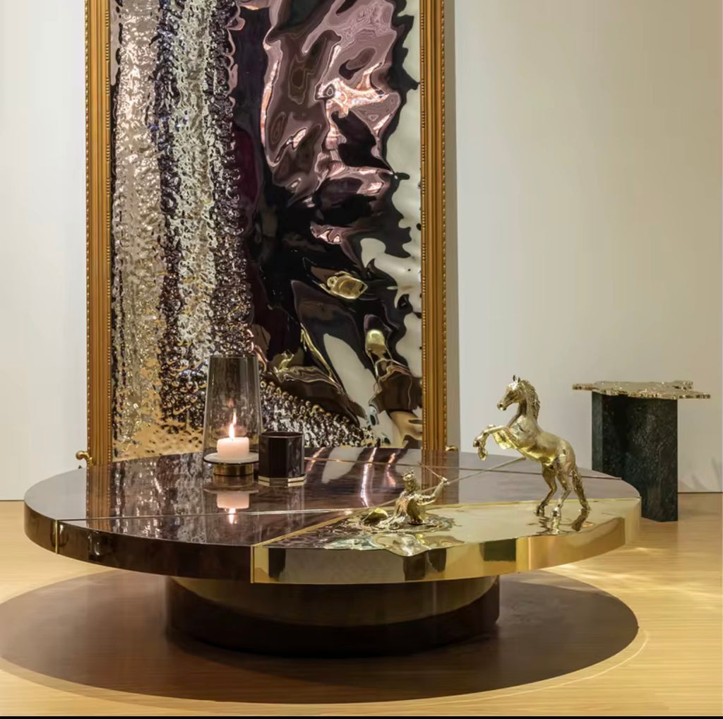 Casa Milano – Imperiale Brass Accent Coffee Table