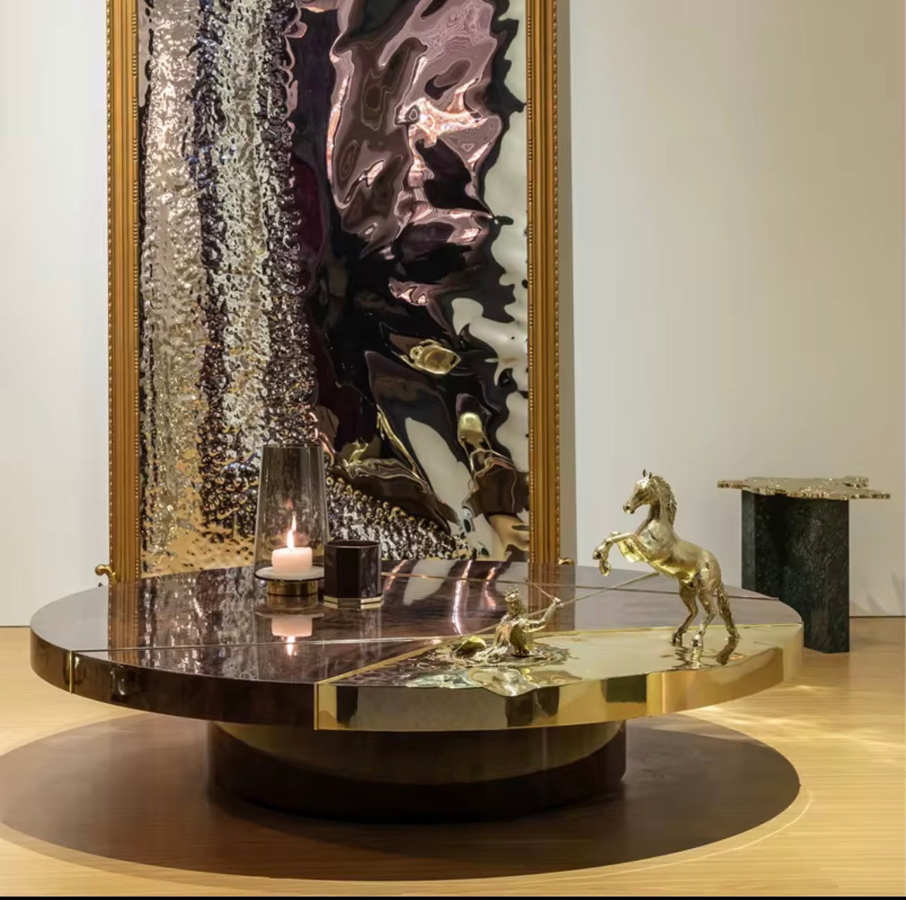 Casa Milano – Imperiale Brass Accent Coffee Table