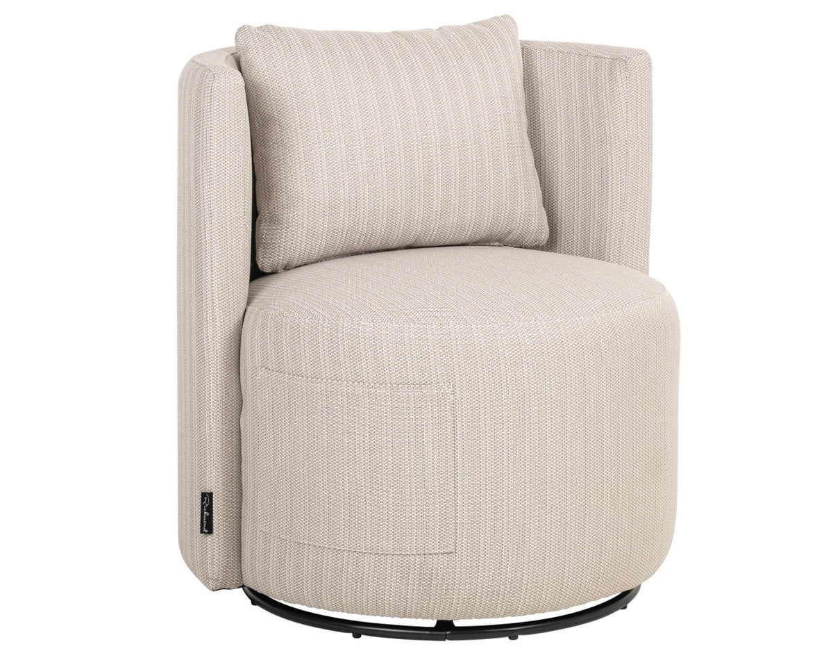 Marlin Luxury Outdoor Swivel Dining Chair