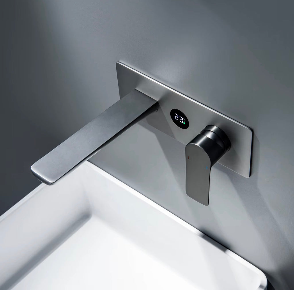 Vittoria Digital Wall-Mounted Basin Faucet