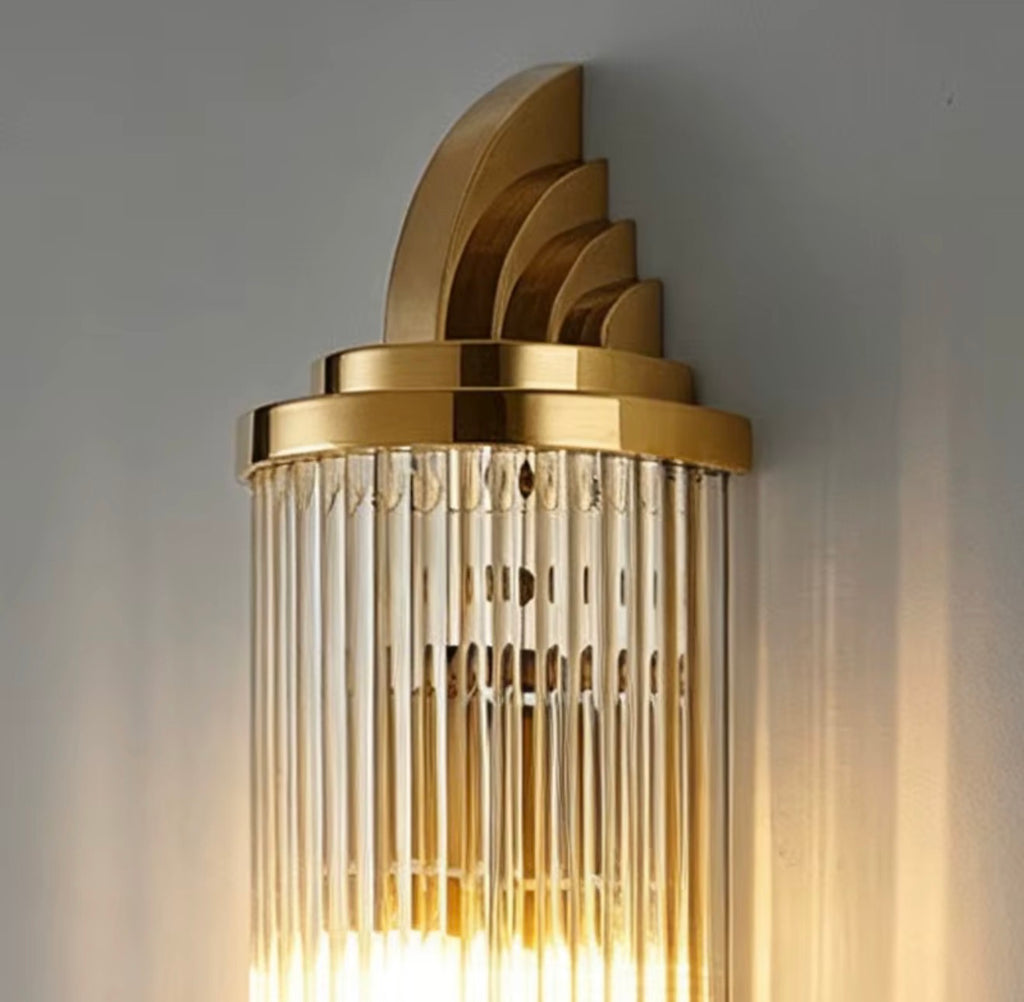 Vittoria Crystal Art Deco Wall Sconce