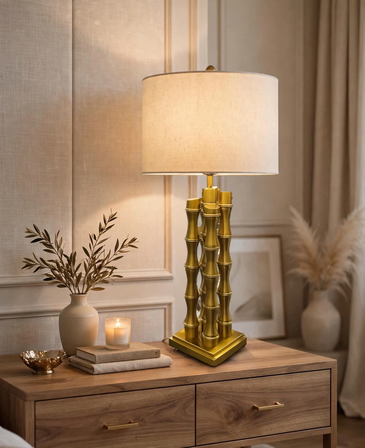 Raymond Brass Sculpture Table Lamp