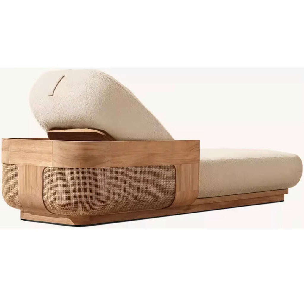 Casa Milano Marbella Adjustable Teak Chaise Lounge