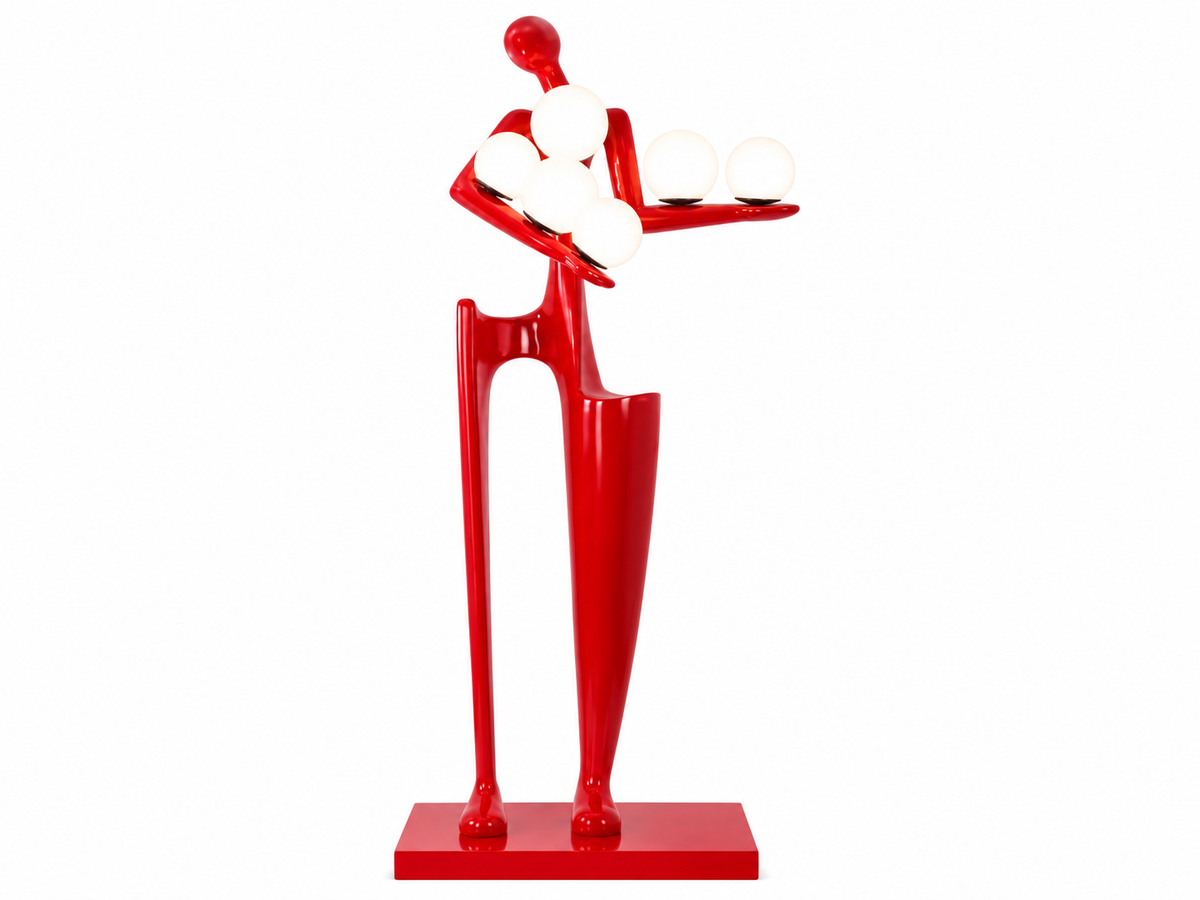 Valente 6-Light Sculptural Floor Lamp