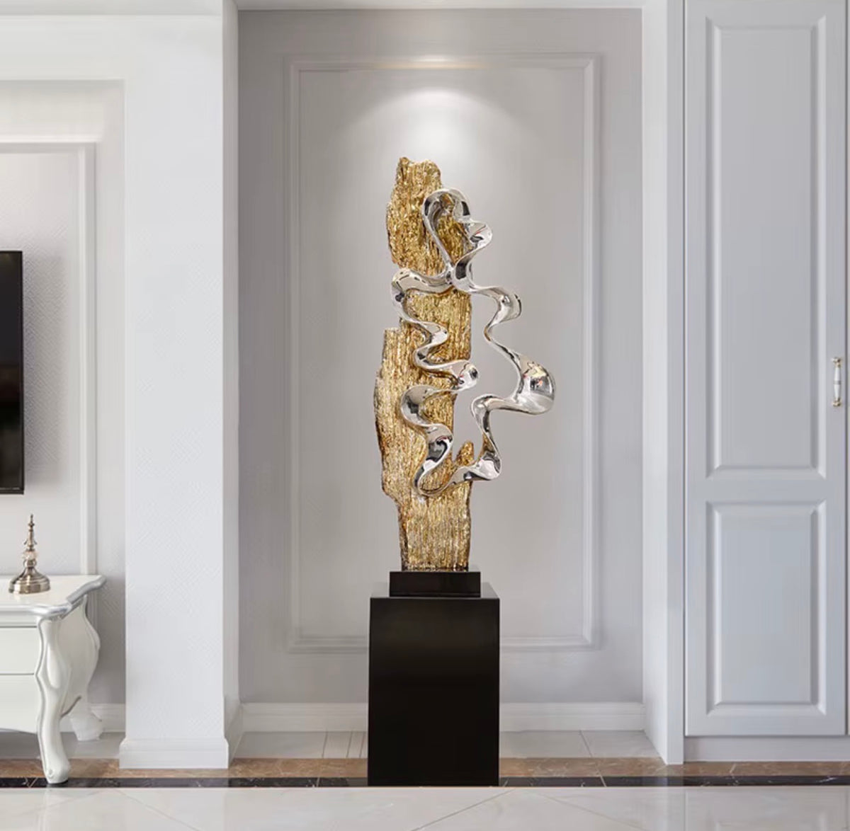 Samara Abstract Floor Sculpture