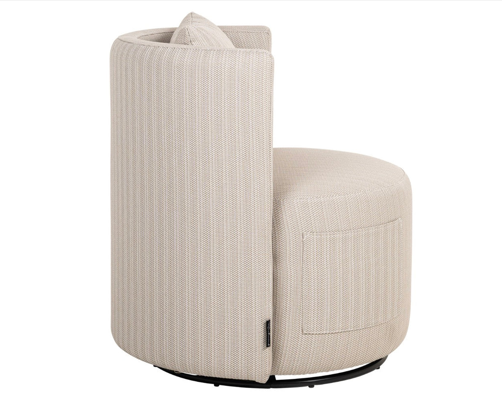 Marlin Luxury Outdoor Swivel Dining Chair