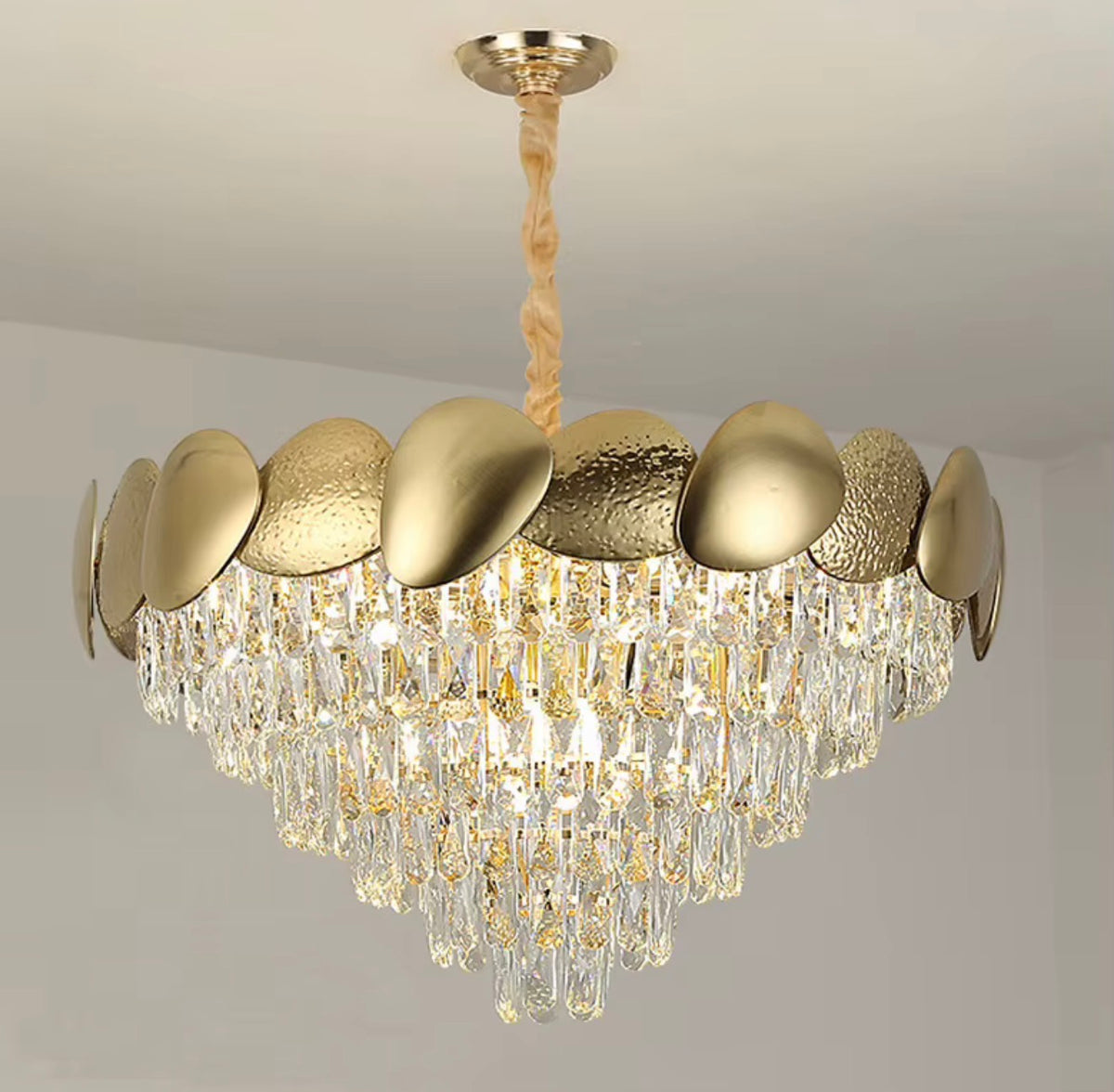 Crystal Cascade Chandelier