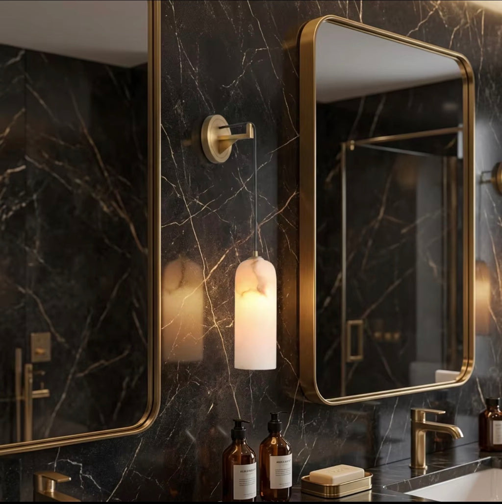 EMERALD SPANISH NATURAL MARBLE WALL LAMP