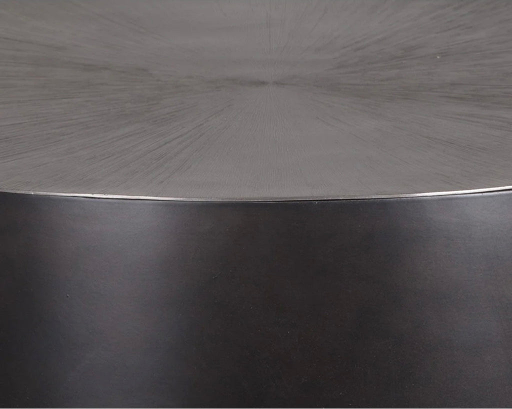 Casa Milano Splendido Etched Aluminum Coffee Table