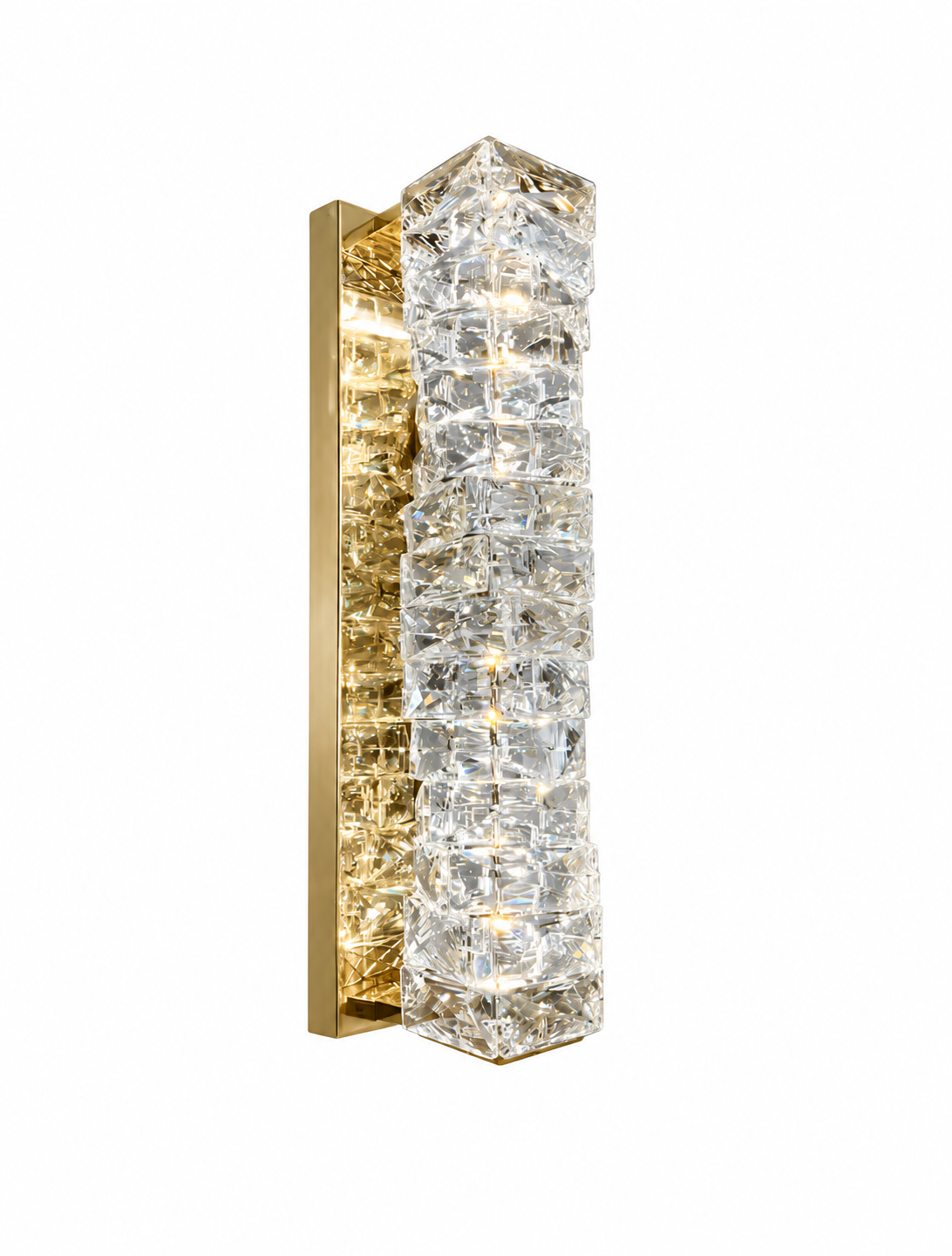 Diamond K9 Crystal LED Wall Sconce